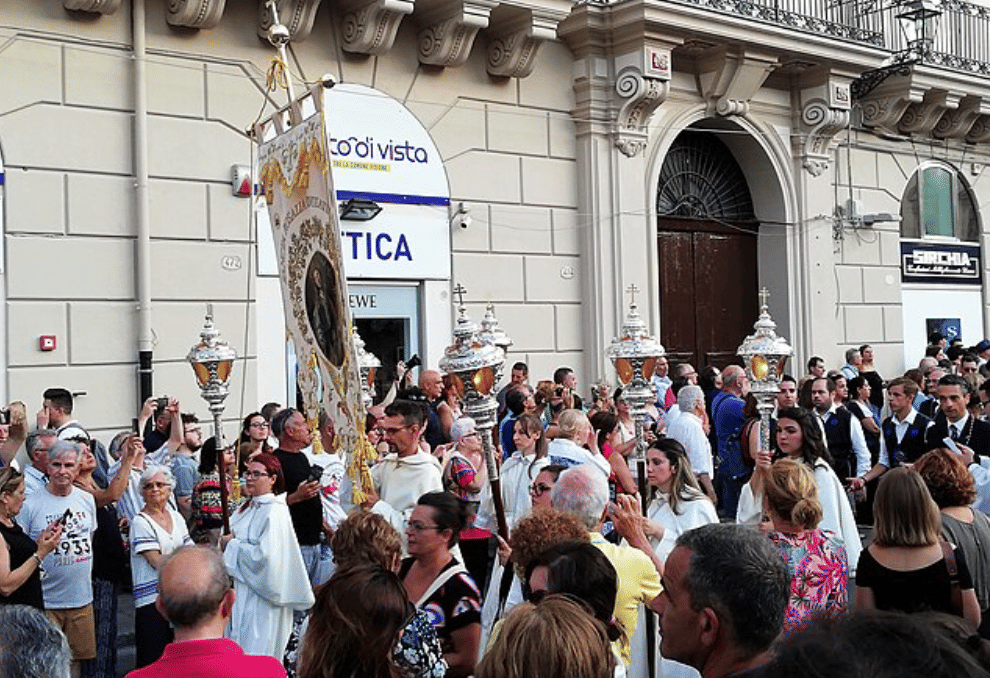 potret Festa di Santa Rosalia, Palermo, Italia