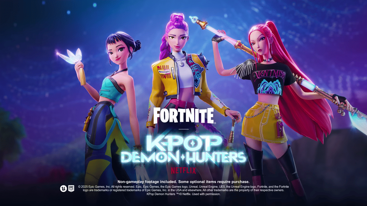 cuplikan Fortnite x K-Pop Demon Hunters