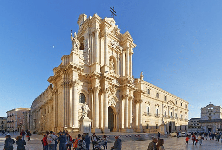 potret Gereja Siracusa, Siracusa, Italia