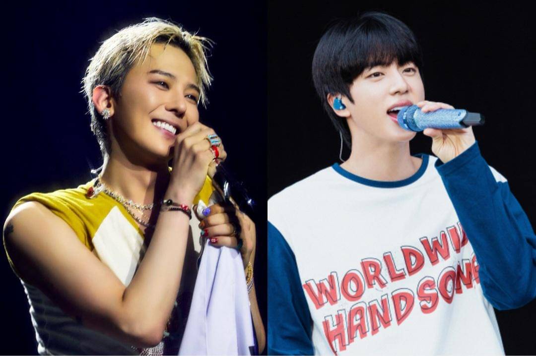 G-Dragon BIGBANG dan Jin BTS 