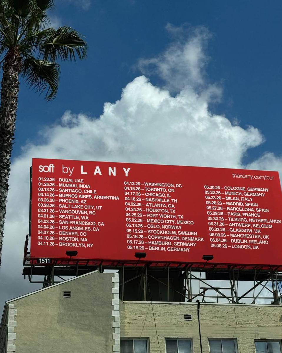 jadwal Soft World Tour 2026 - Part 1 dari LANY