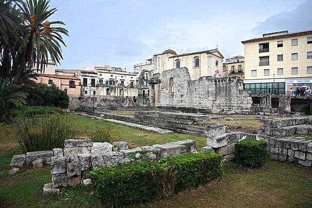 potret Pulau Ortigia, Siracusa, Italia