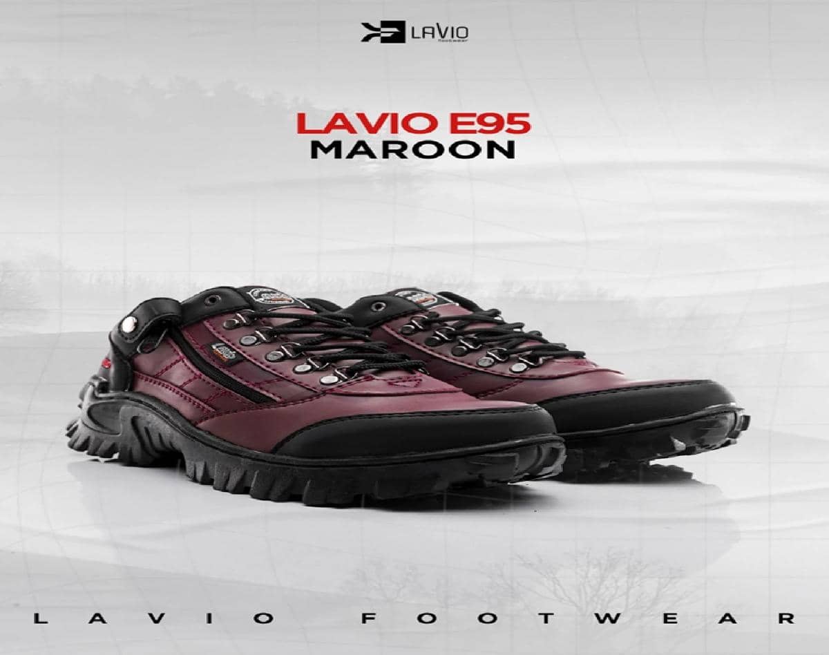 Lavio Sepatu Boots Pria Full Black ｜ E95