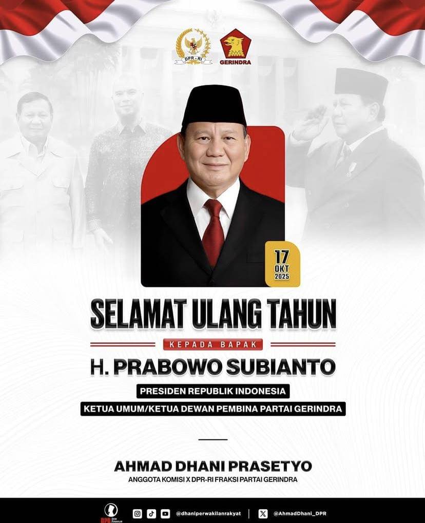 artis yang ucapkan selamat ulang tahun untuk Presiden Prabowo