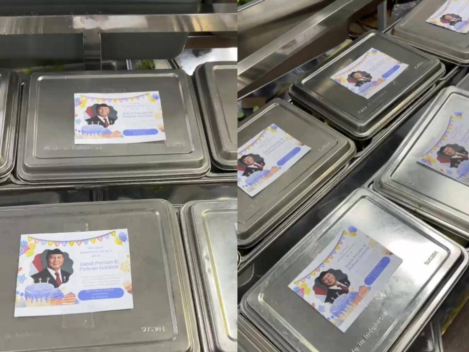 Ultah Prabowo, Menu MBG di Lampung Kompak Nasi Goreng dan Telur Ceplok