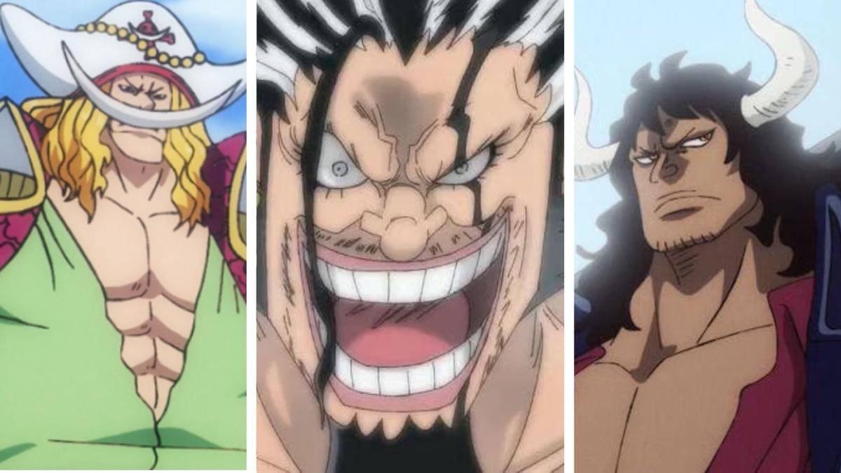 Shirohige, Rocks D. Xebec, dan Kaido (Dok. Toei Animation/One Piece)