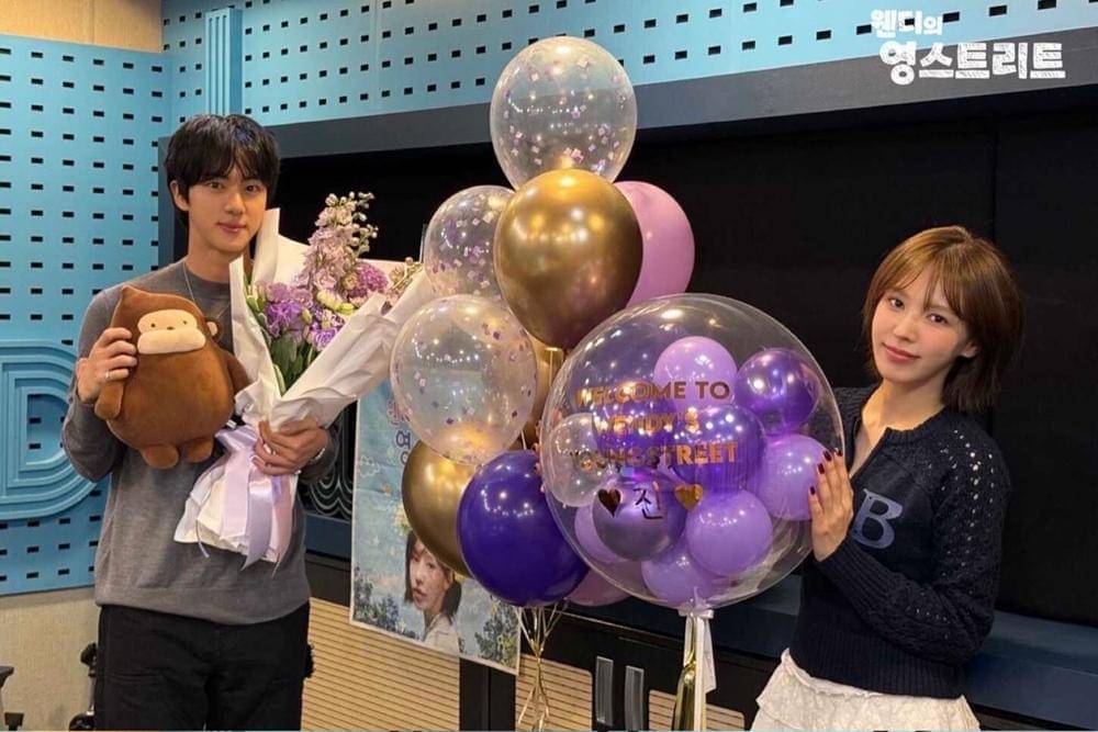 Jin BTS dan Wendy Red Velvet (instagram.com/sbsyoungstreet)