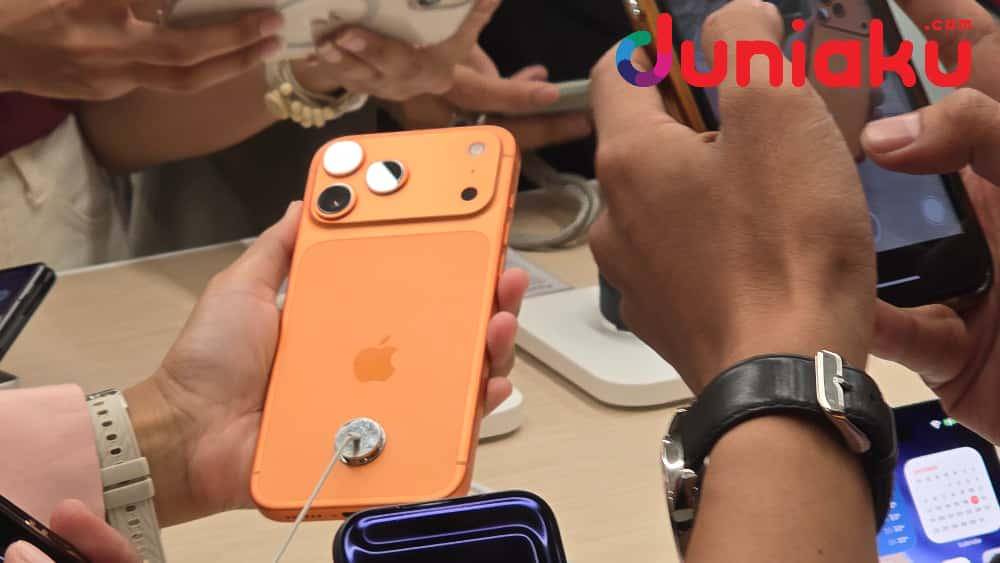 Display iPhone 17 di Digimap. Fotografer: Fahrul Nurullah. (Duniaku.com/Fahrul Nurullah)