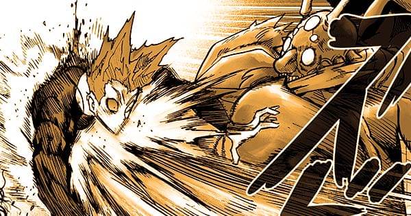 Bug God menghajar Garou - One Punch Man