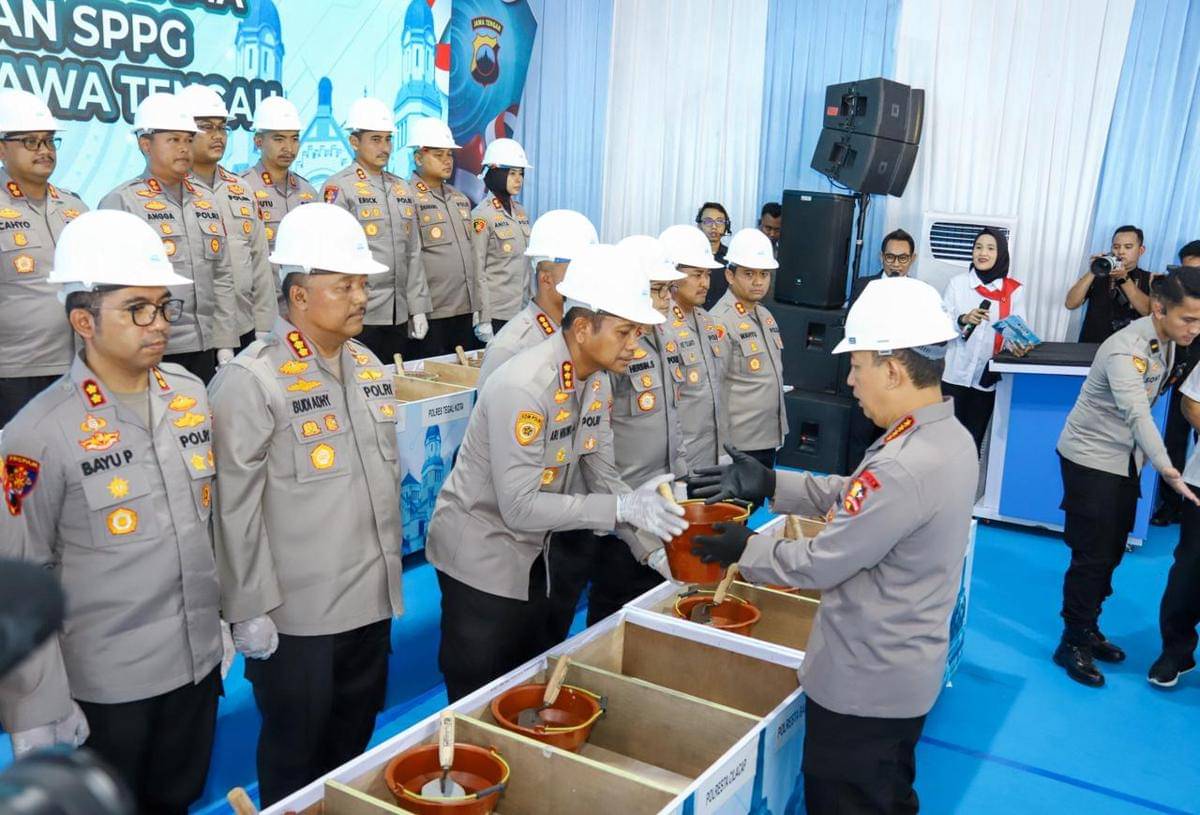 Kapolri Groundbreaking SPPG MBG di Jateng