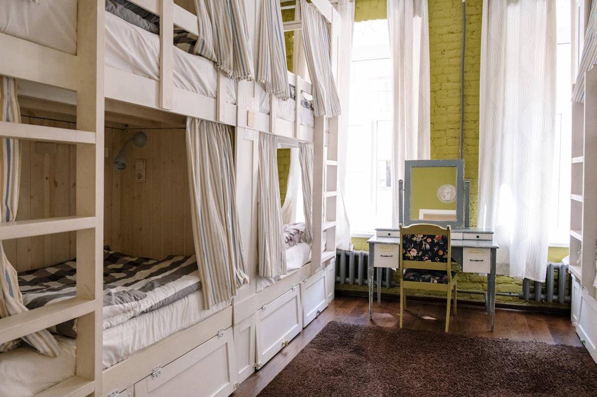 Potret kamar di poshtel