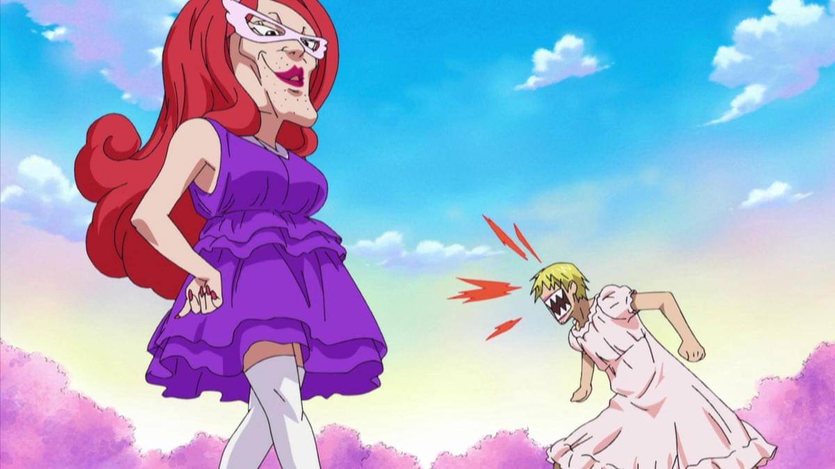 Caroline dan Sanji (Dok. Toei Animation/One Piece)