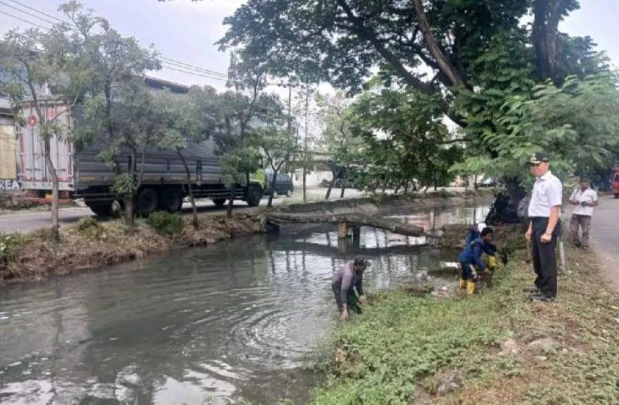 Anak Sungai Cisadane di Tangerang (ANTARA/Pemkot Tangerang)