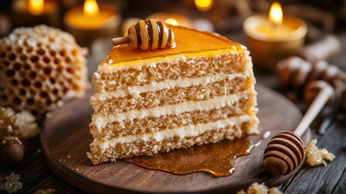 ilustrasi honey cake