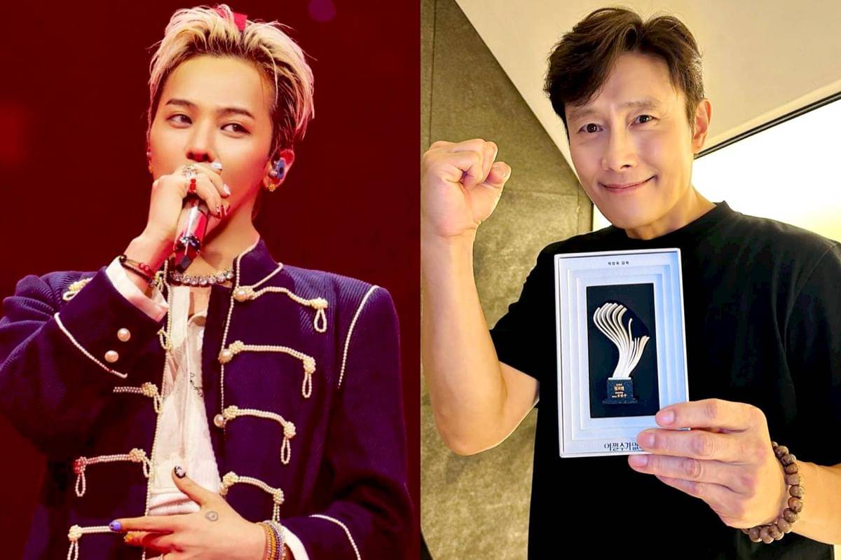 potret G-Dragon dan Lee Byung Hun