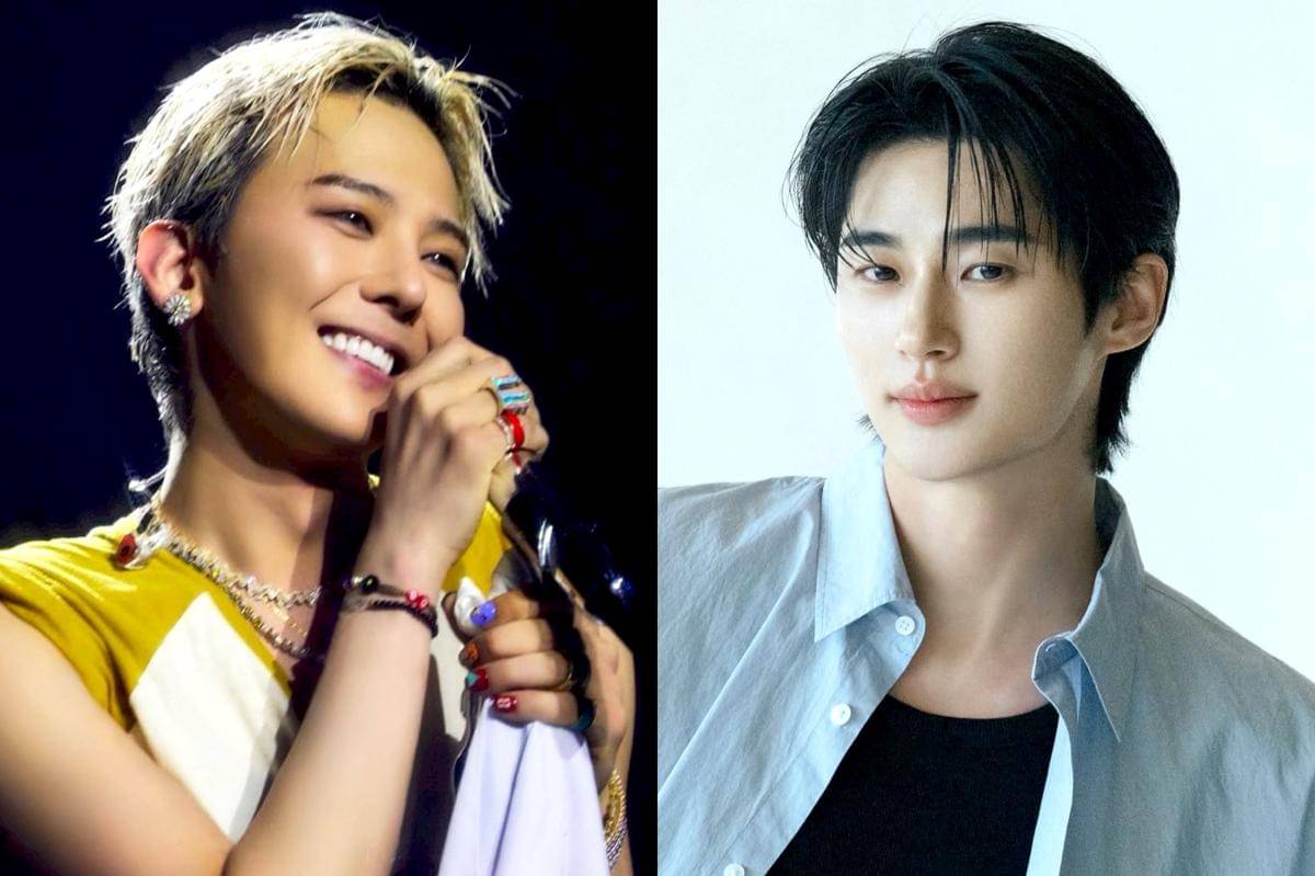 potret G-Dragon dan Byeon Woo Seok 