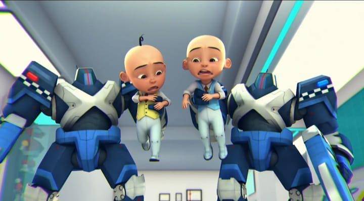 cuplikan Upin & Ipin episode "Selamatkan Neo Santara" 