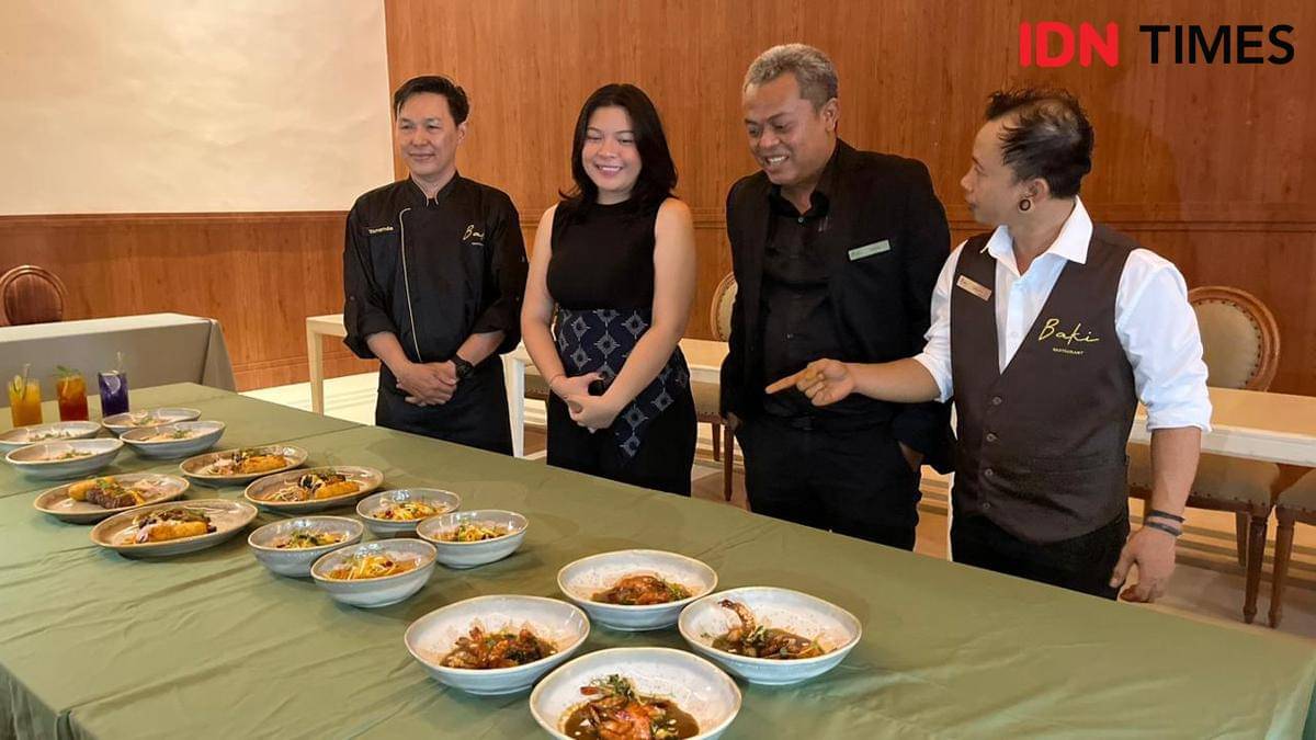 Menu yang dihadirkan Baki Restaurant. (IDN Times/Herlambang Jati Kusumo)