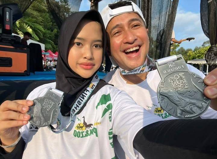 potret Irfan Hakim pertama kali ikut lari 5K