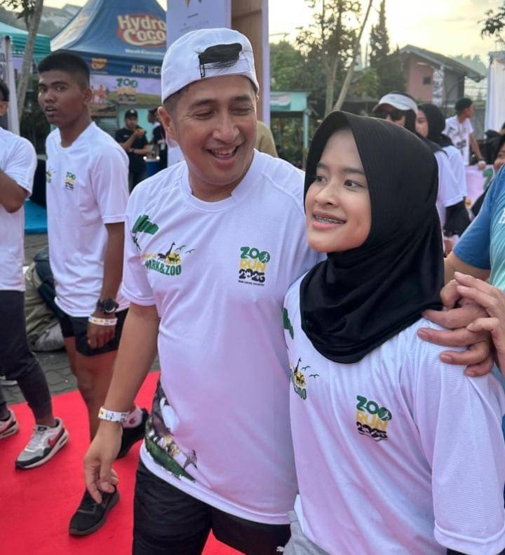 potret Irfan Hakim pertama kali ikut lari 5K