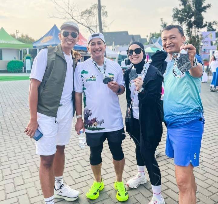 potret Irfan Hakim pertama kali ikut lari 5K