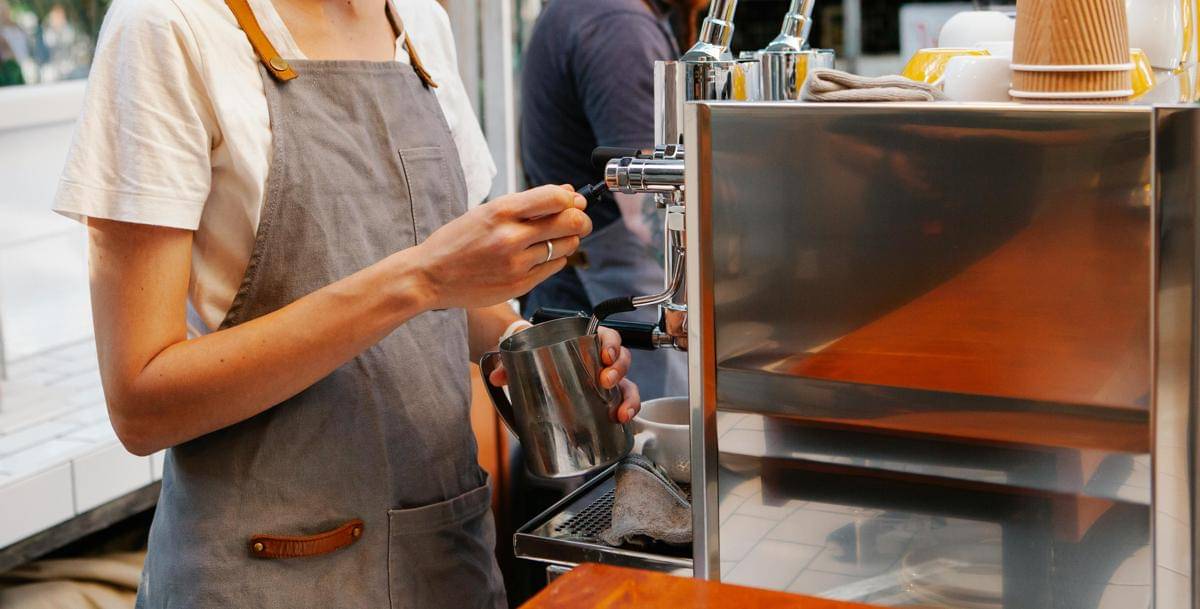 ilustrasi seorang barista