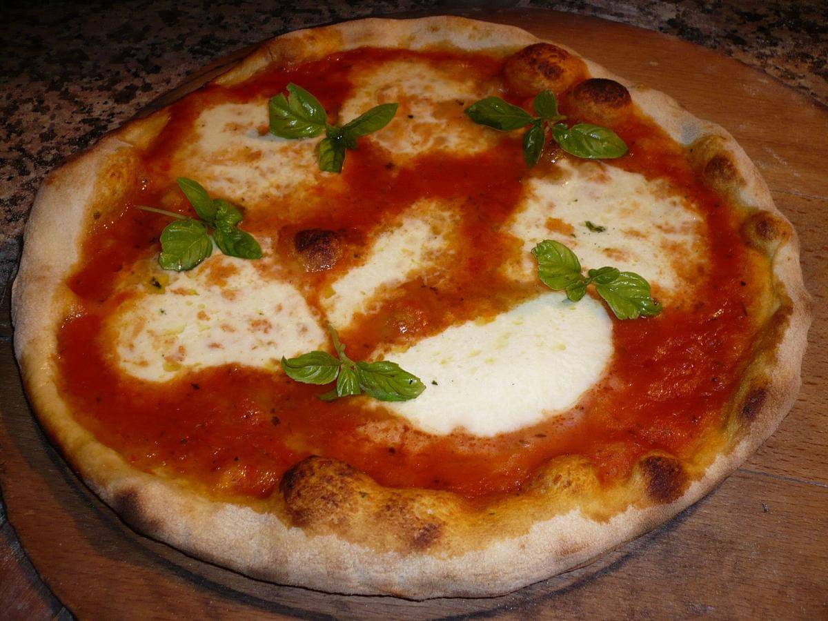 ilustrasi pizza margherita