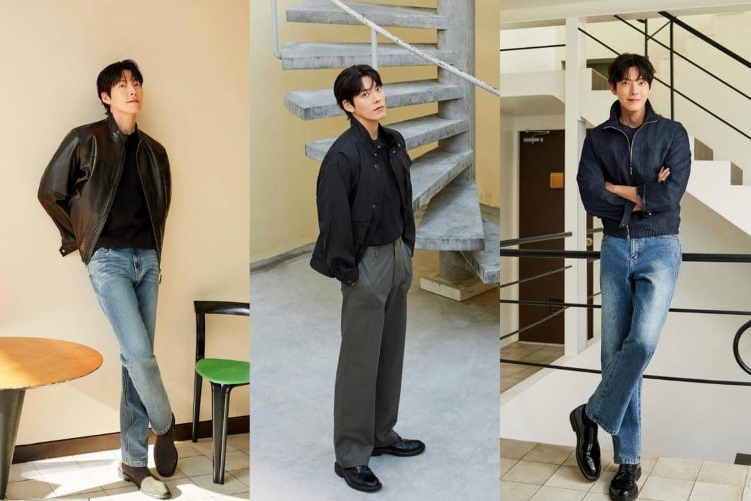 OOTD smart casual Kim Woo Bin. 
