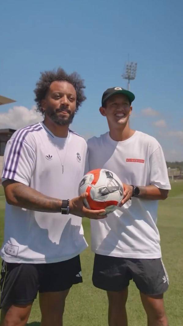 Irfan Bachdim ketemu dengan Marcelo