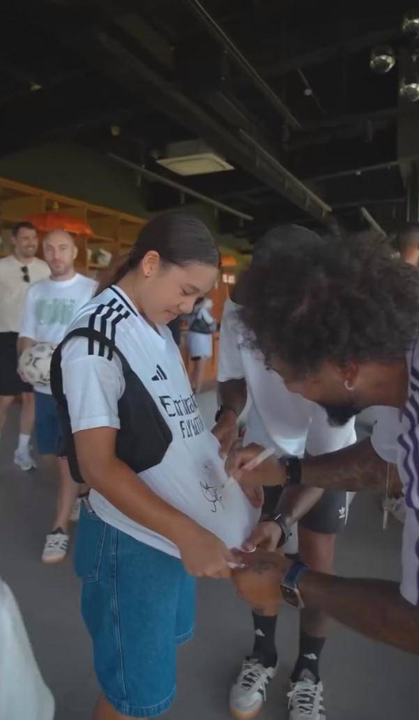 Irfan Bachdim ketemu dengan Marcelo