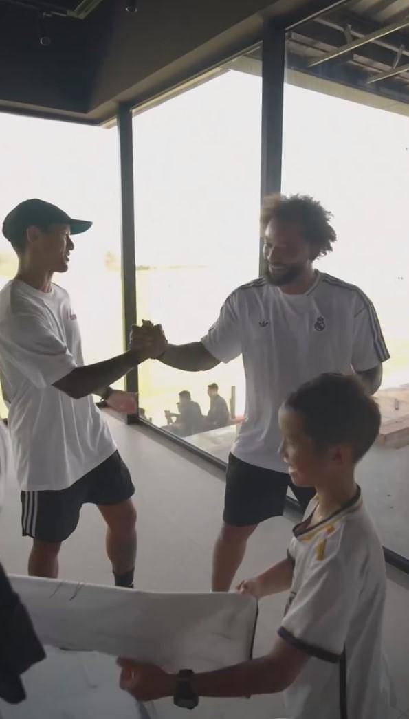 Irfan Bachdim ketemu dengan Marcelo