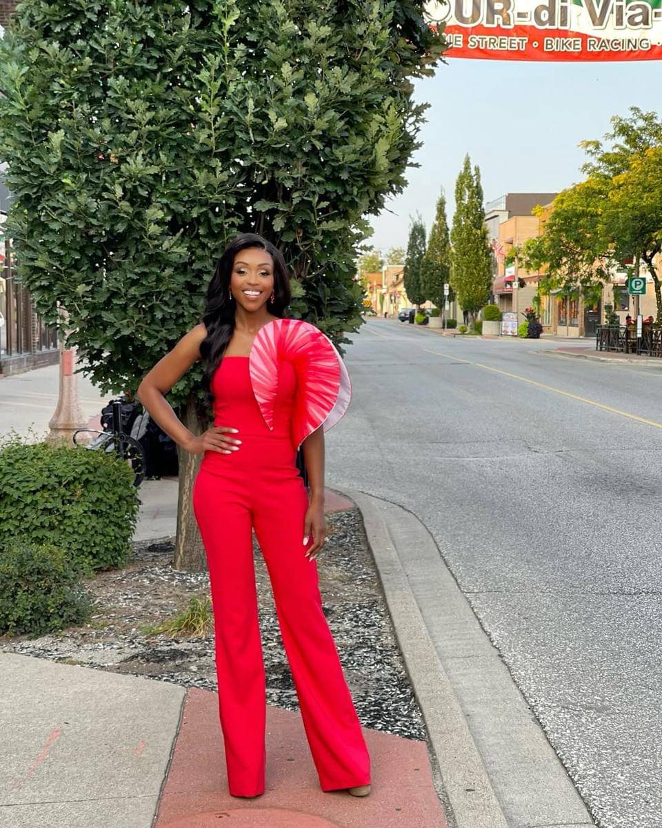 potret Solange Tuyishime Keita, Miss Universe Rwanda 2025