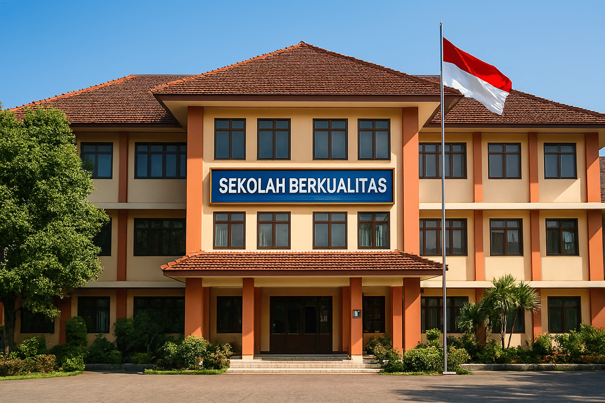 ilustrasi sekolah berkualitas