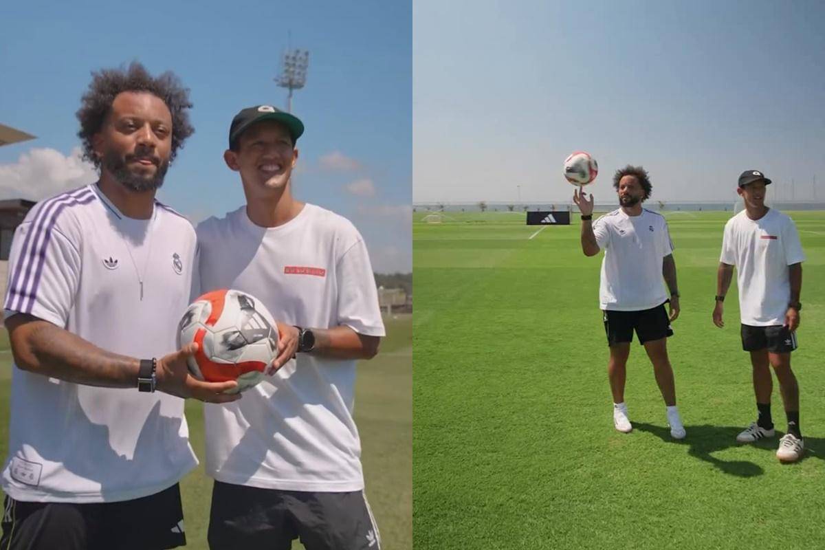Irfan Bachdim ketemu dengan Marcelo
