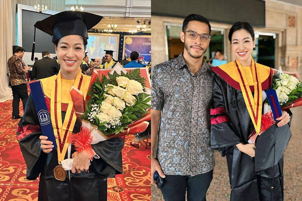 potret wisuda Kerenina Sunny