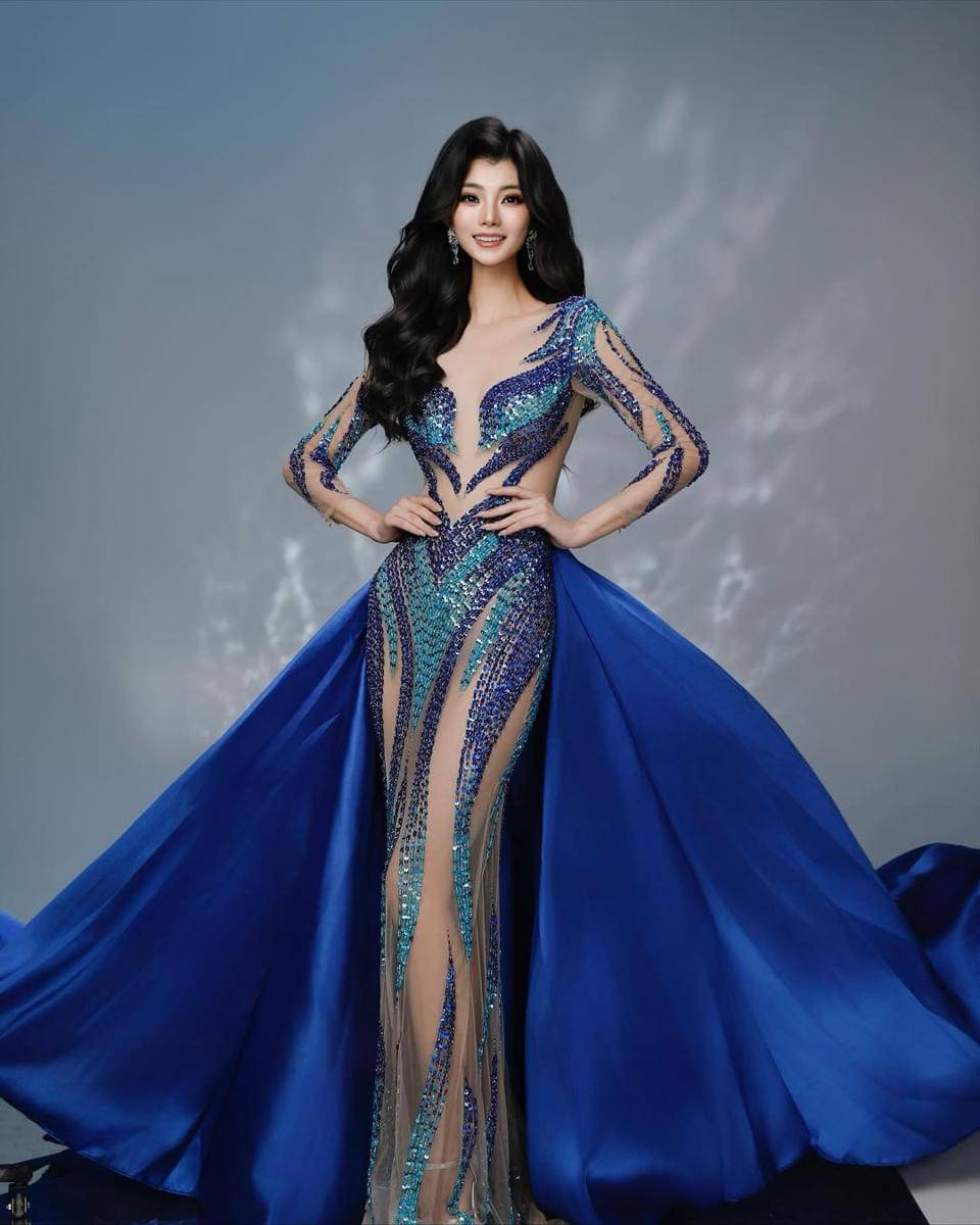 potret Zhao Na, Miss Universe China 2025