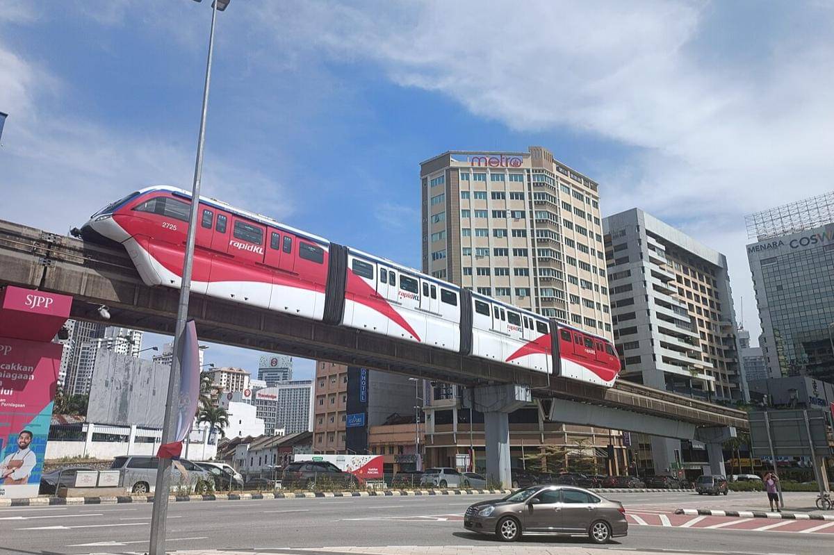 potret KL Monorail di Hang Tuah, Malaysia