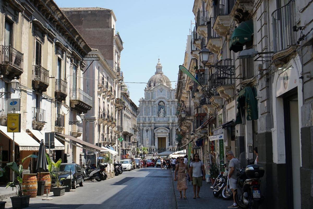 potret Kota Catania, Italia
