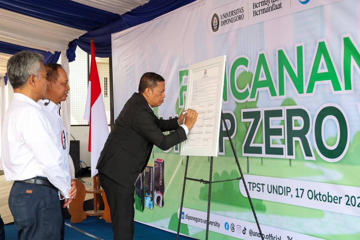 undip, dies natalis undip, undip zero waste, zero waste