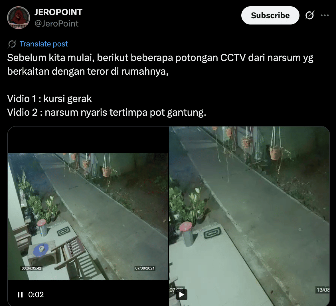 thread Getih Ireng