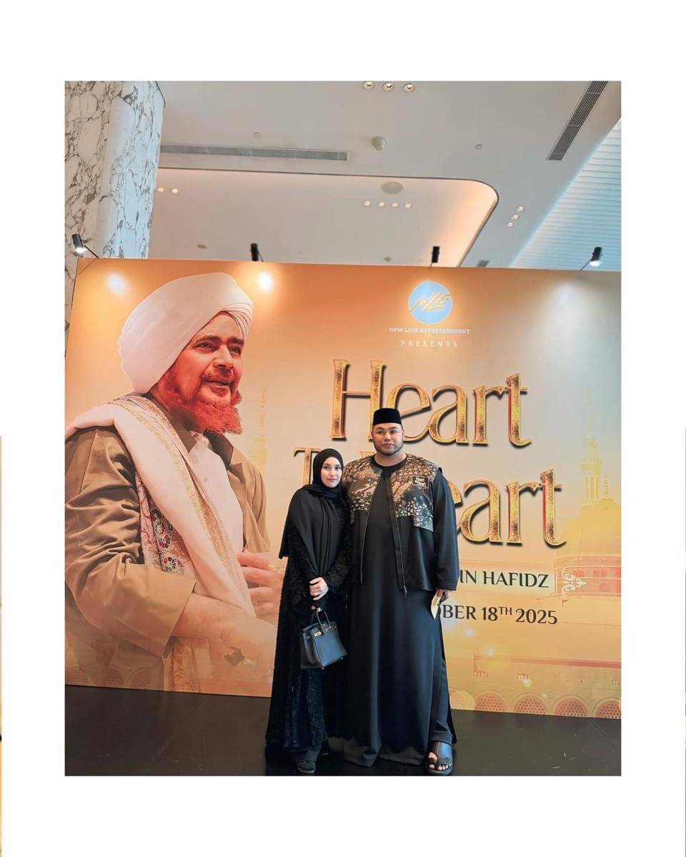 Ayu Ting Ting dan Ivan Gunawan menghadiri pengajian Habib Umar