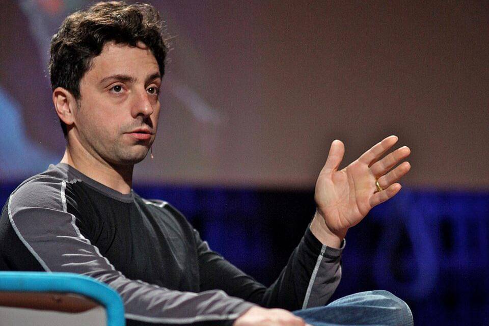 Sergey Brin tampil di TED pada 2010