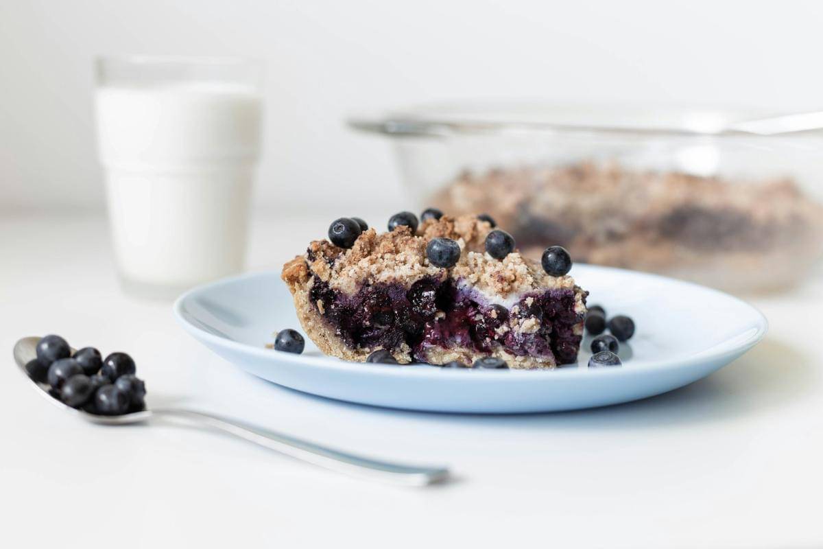 ilustrasi blueberry pie
