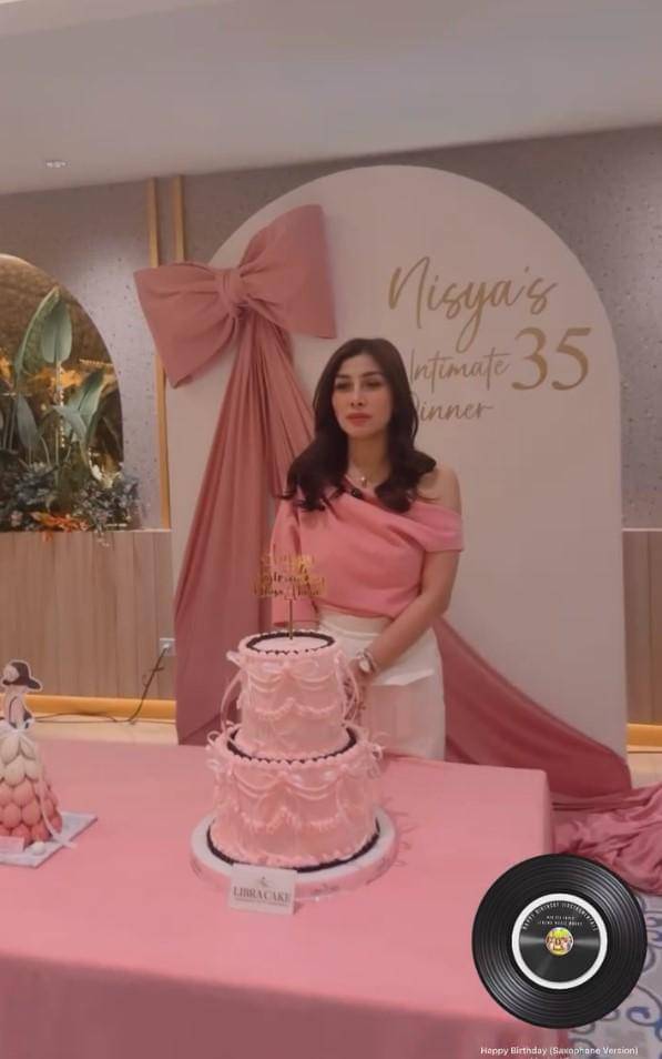 ulang tahun Nisya Ahmad yang ke-35