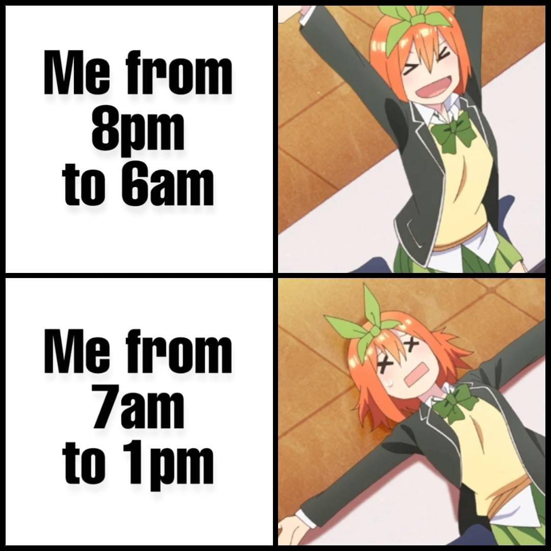 meme anime ngantukan