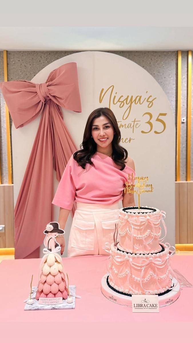 ulang tahun Nisya Ahmad yang ke-35
