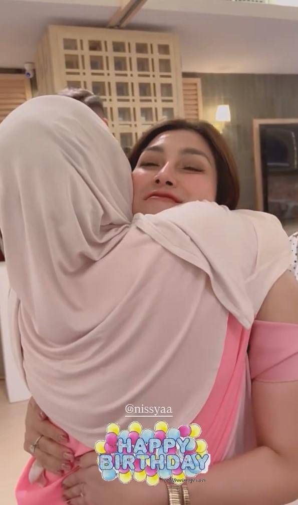 ulang tahun Nisya Ahmad yang ke-35