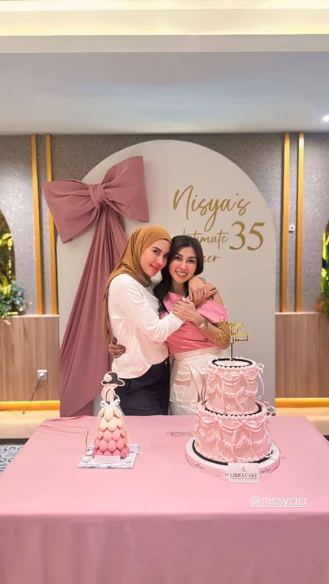 ulang tahun Nisya Ahmad yang ke-35