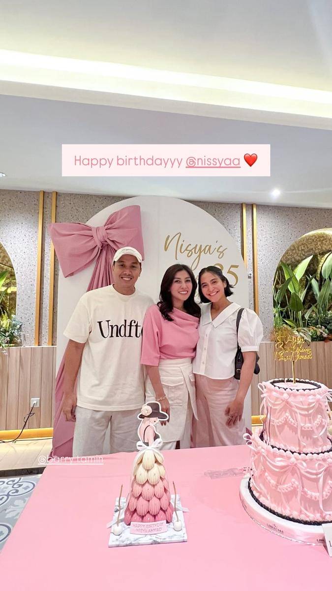 ulang tahun Nisya Ahmad yang ke-35