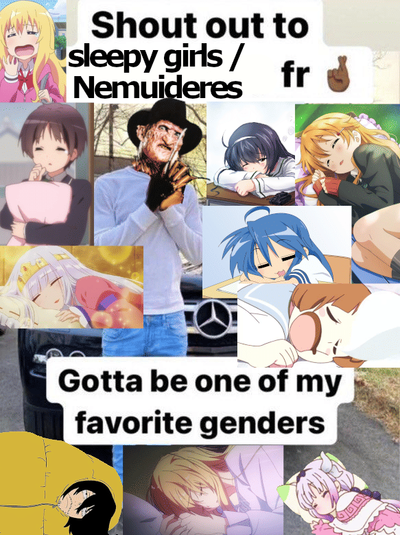 meme anime ngantukan